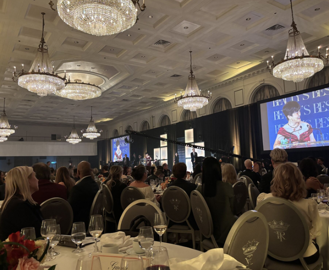 Formal beauty industry awards event